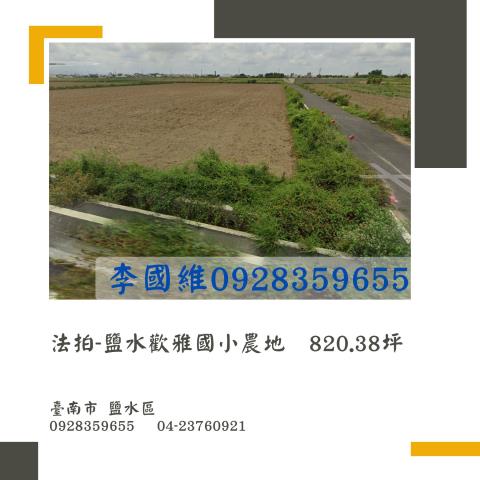 台南鹽水農地法拍-1